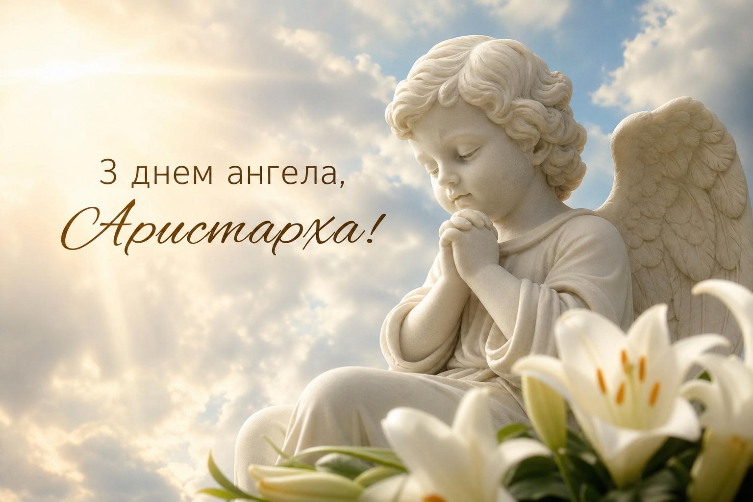 Привітання з днем ангела Аристарха українською мовою
