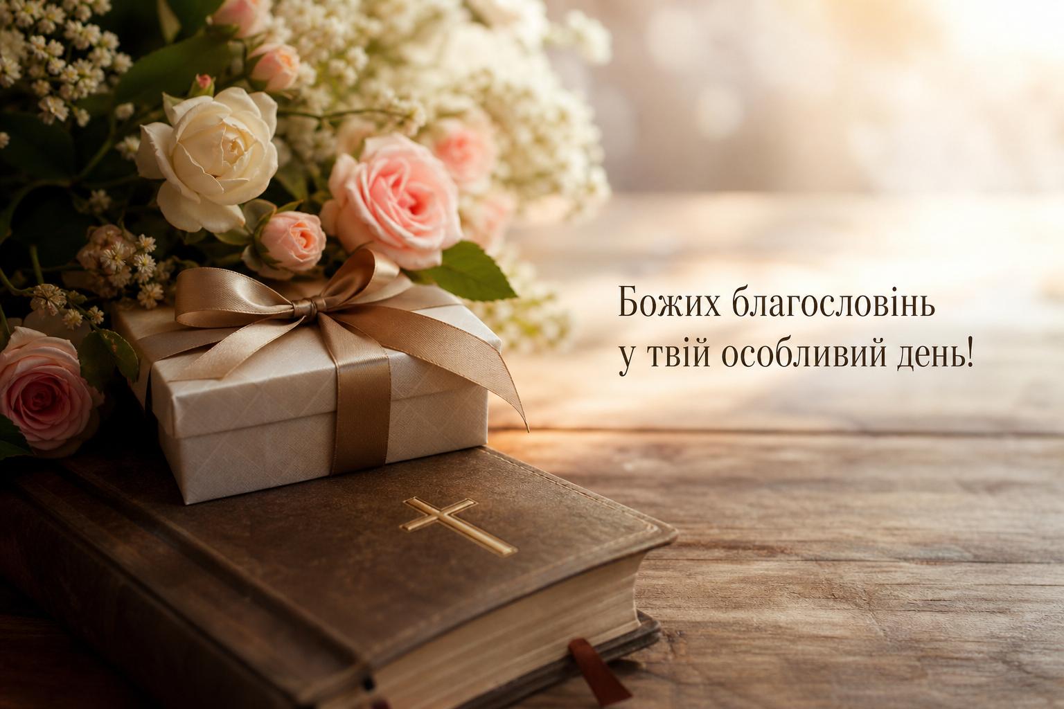 СМС християнські привітання з днем народження своїми словами, до сліз