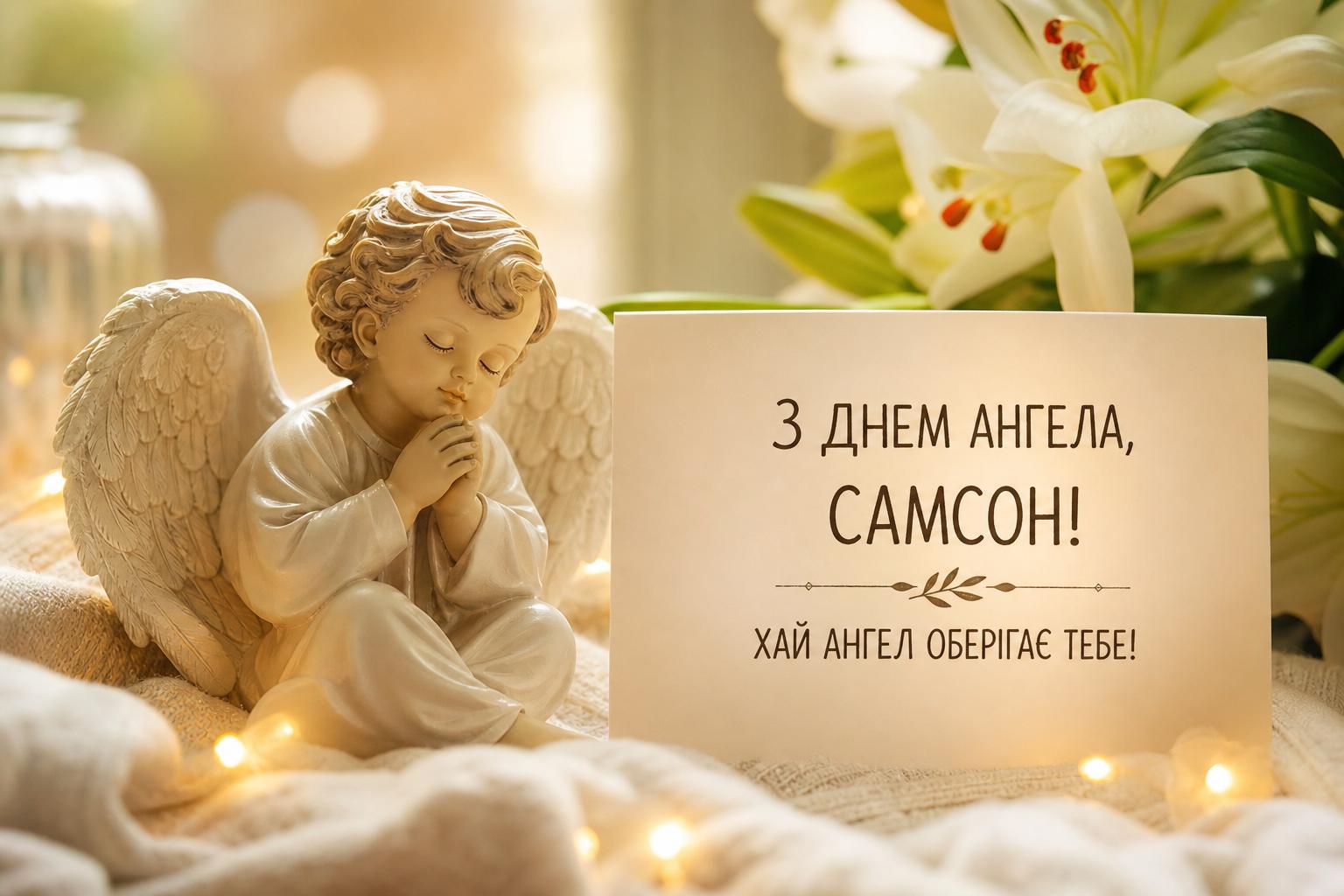 Найкращі привітання з днем ангела Самсона своїми словами, до сліз. Короткі побажання (для СМС) з днем ангела Самсона Найкращі привітання з днем ангела Самсона своїми словами, до сліз. Короткі побажання (для СМС) з днем ангела Самсона фото