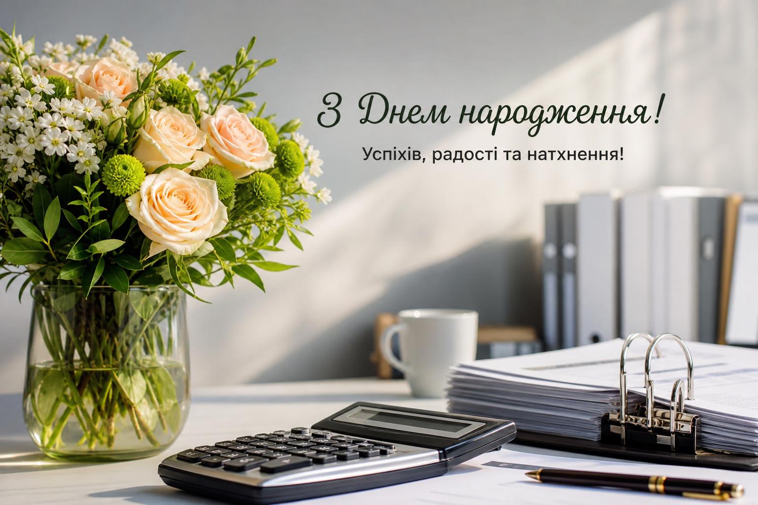 Привітання з днем народження бухгалтеру українською. Короткі побажання (для СМС) з днем народження бухгалтеру Привітання з днем народження бухгалтеру українською. Короткі побажання (для СМС) з днем народження бухгалтеру фото