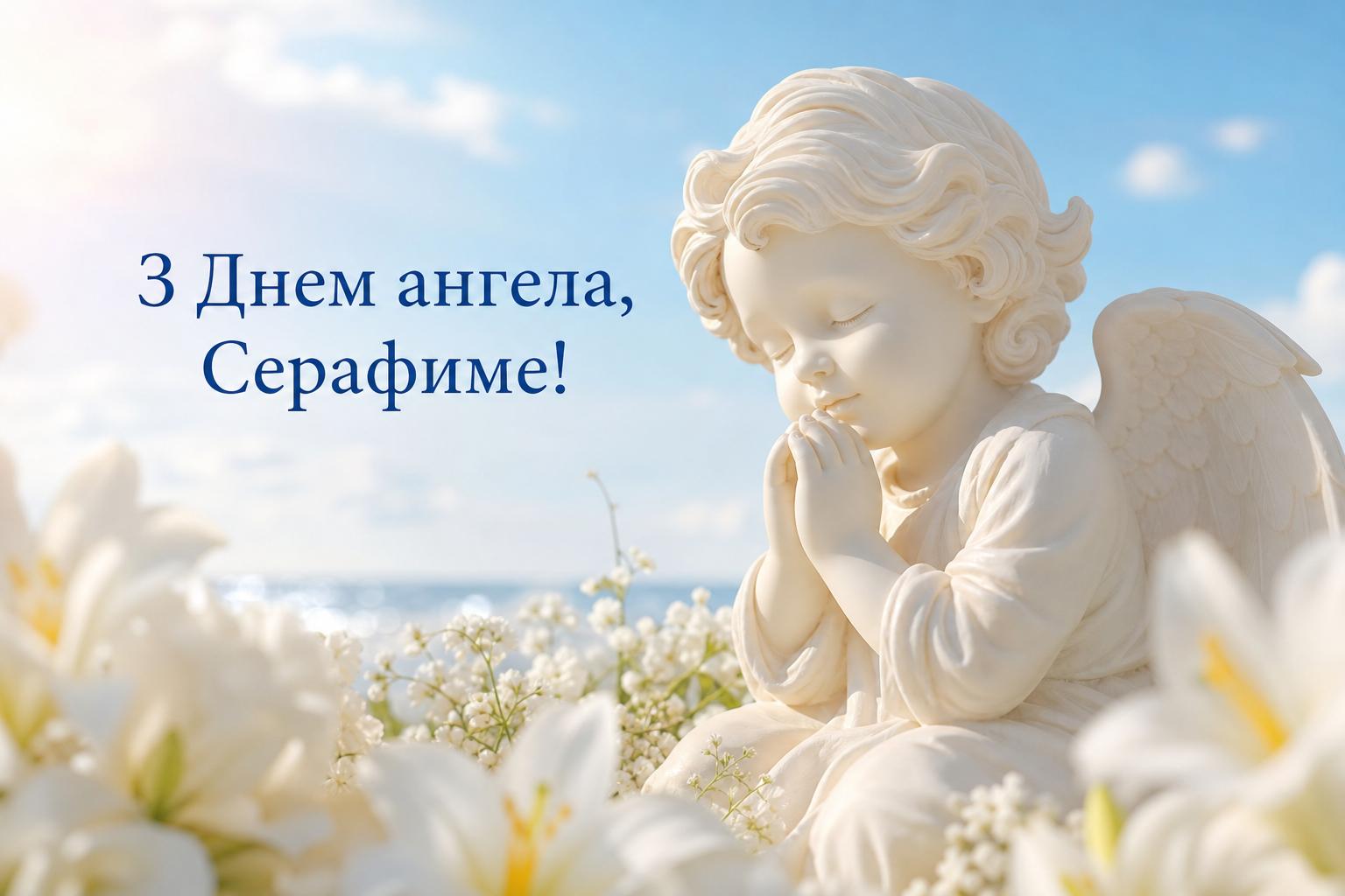Красиві привітання з днем ангела Серафима у прозі, українською мовою. Короткі побажання для СМС Серафиму Красиві привітання з днем ангела Серафима у прозі, українською мовою. Короткі побажання для СМС Серафиму фото