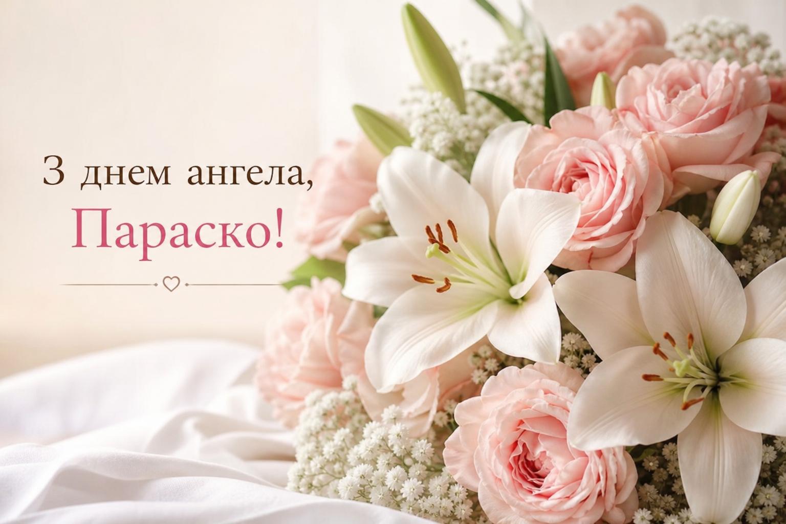 Красиві привітання з днем ангела Параски своїми словами