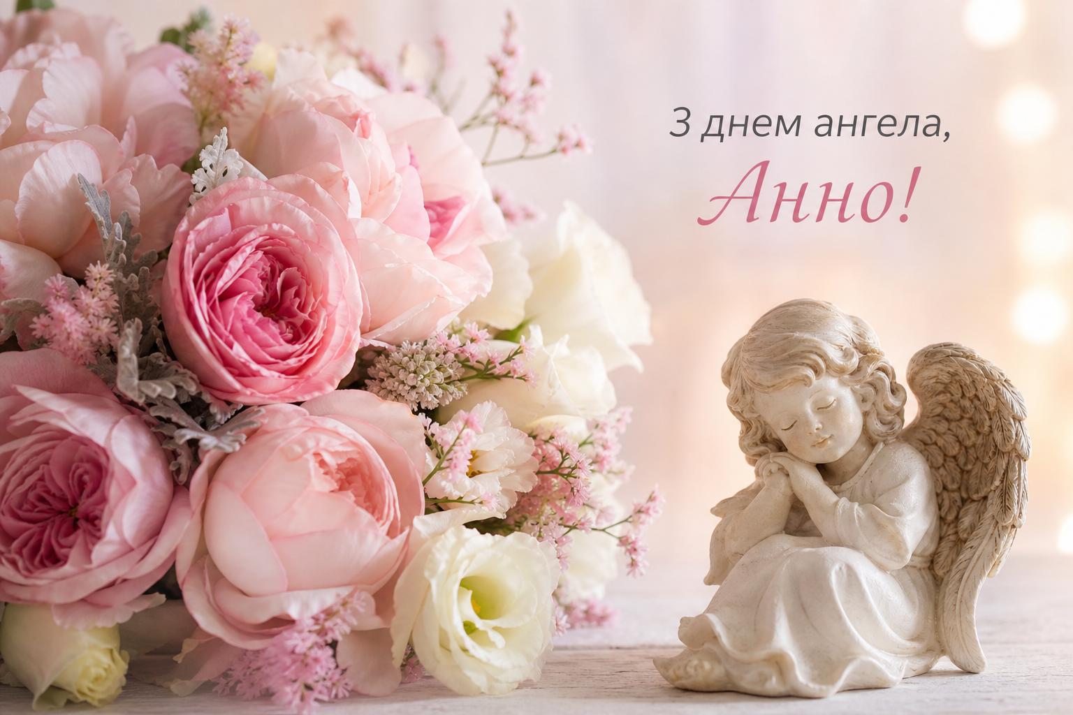 Оригінальні привітання з днем ангела Анни українською