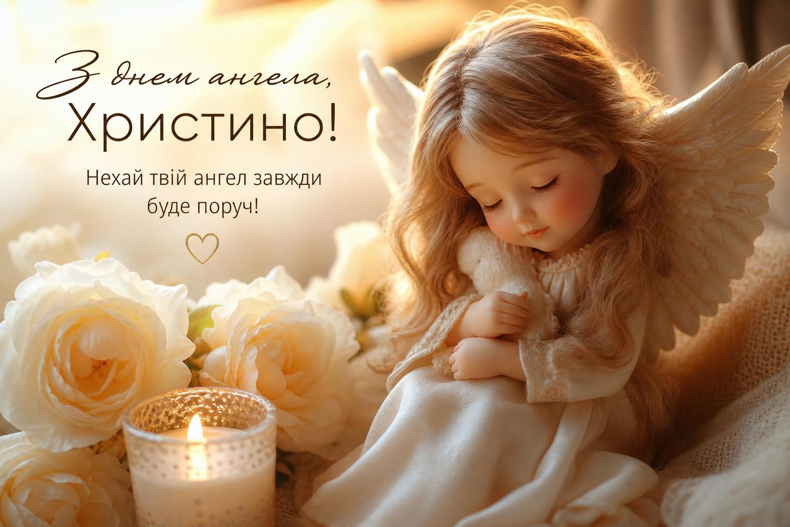 Зворушливі привітання з днем ангела Христини своїми словами, до сліз
