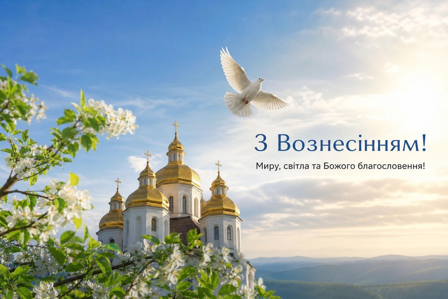 Найкращі привітання з Вознесінням своїми словами