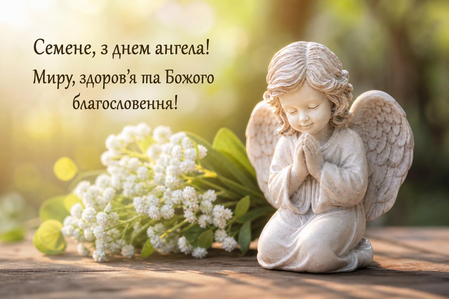 Короткі привітання з днем ангела Семена своїми словами