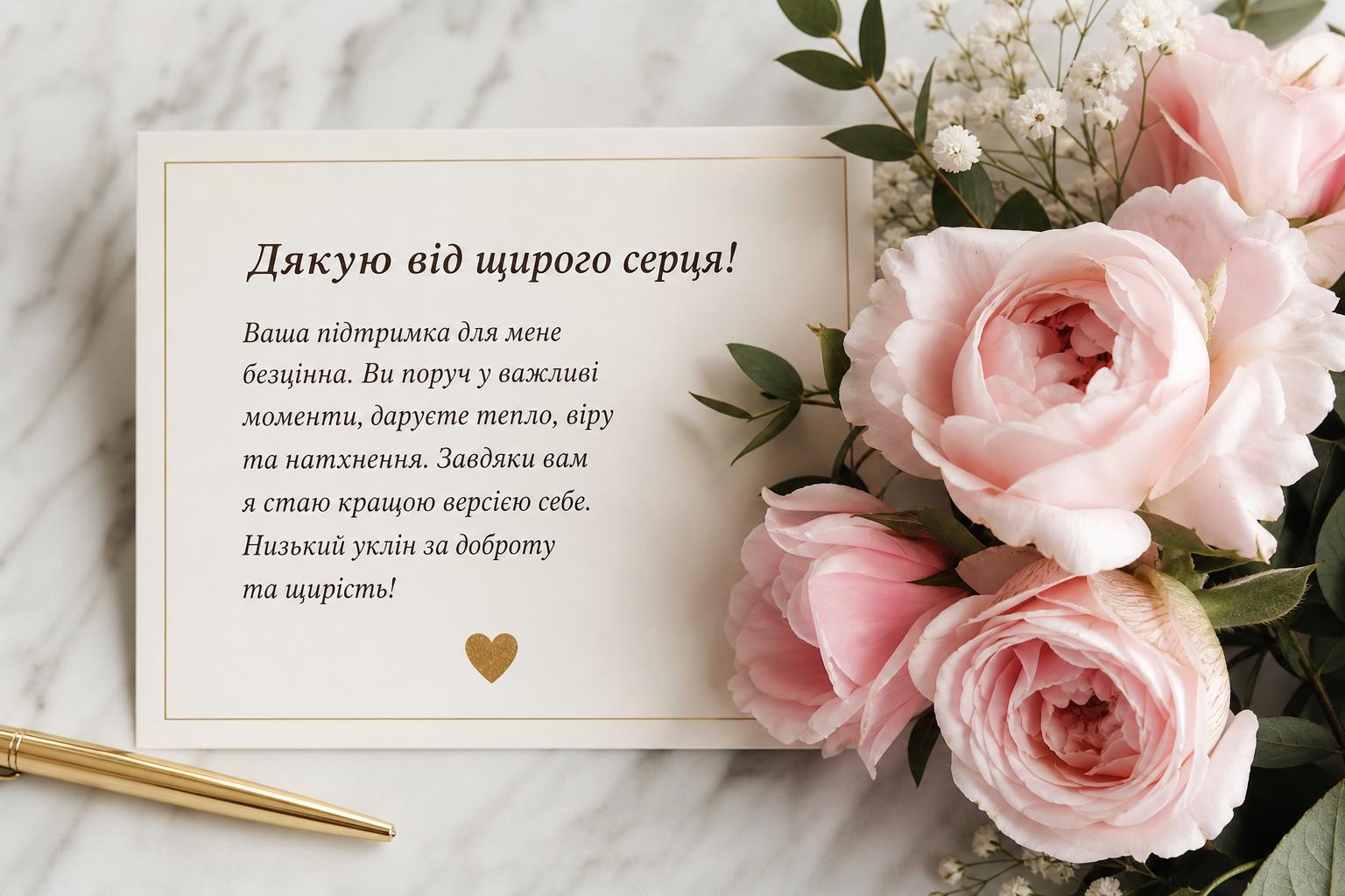 Зворушливі cлова подяки у прозі, українською мовою. Привітання у віршах зі словами подяки Зворушливі cлова подяки у прозі, українською мовою. Привітання у віршах зі словами подяки фото