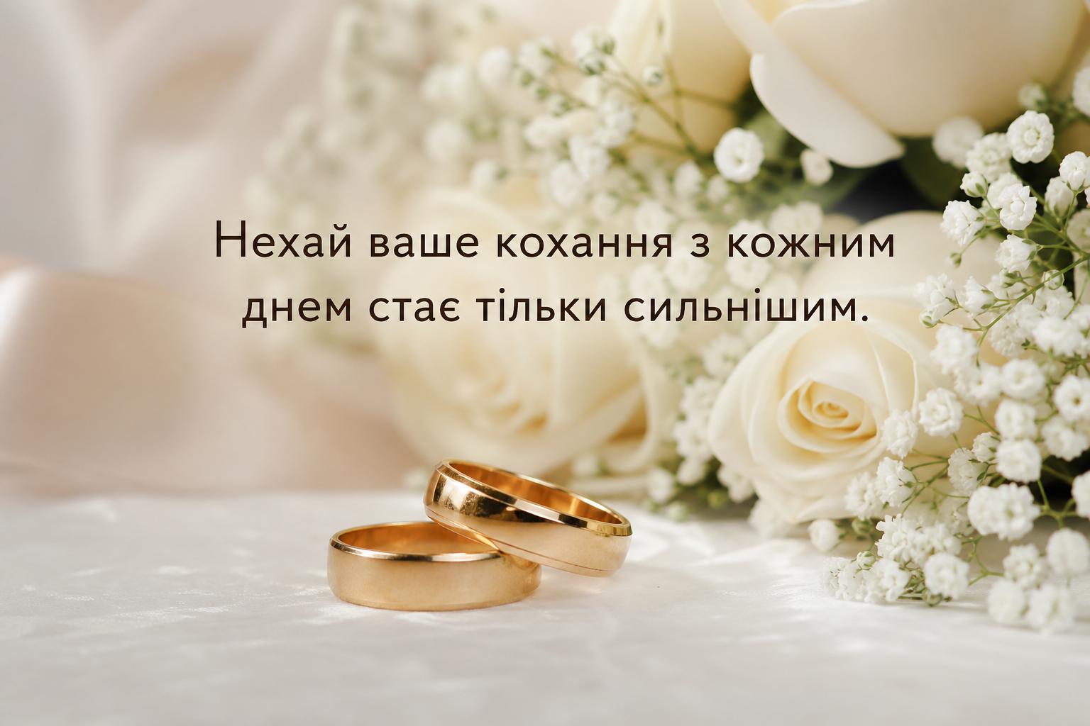СМС привітання з одруженням у прозі, до сліз