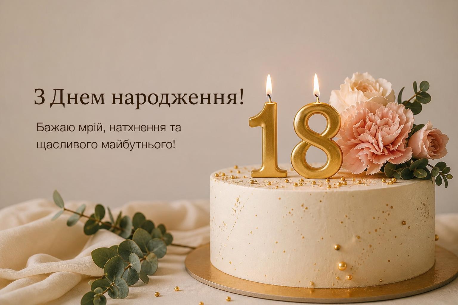 Найкращі привітання з днем народження на 18 років. Привітання у прозі з 18-річчям Найкращі привітання з днем народження на 18 років. Привітання у прозі з 18-річчям фото