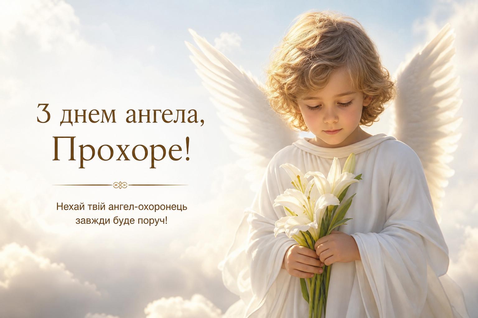 Зворушливі привітання з днем ангела Прохора у прозі. Привітання у віршах з днем ангела Прохора Зворушливі привітання з днем ангела Прохора у прозі. Привітання у віршах з днем ангела Прохора фото