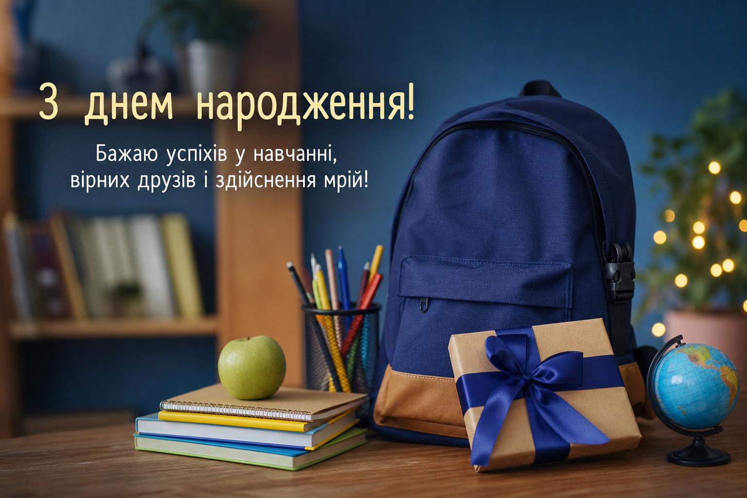 Привітання школяреві з днем народження своїми словами, у прозі