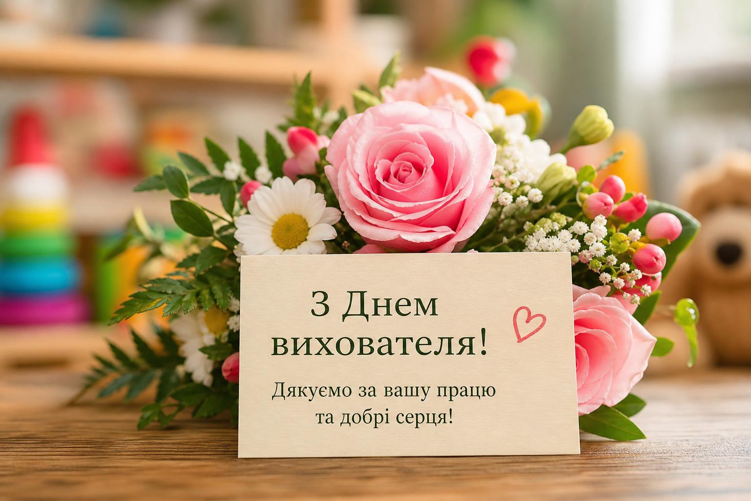 Кращі привітання з Днем вихователя українською мовою. Короткі побажання для смс на день вихователя Кращі привітання з Днем вихователя українською мовою. Короткі побажання для смс на день вихователя фото