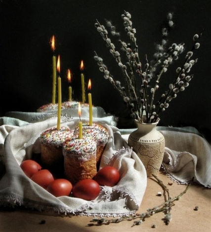 Привітання з Пасхою у прозі, українською мовою