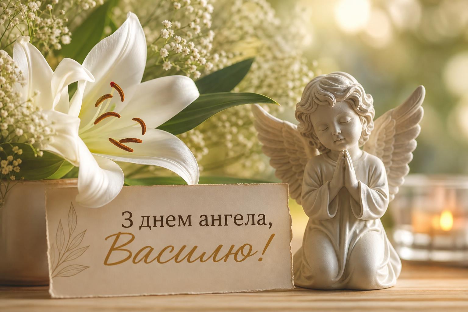 Гарні привітання з днем ангела Василя своїми словами