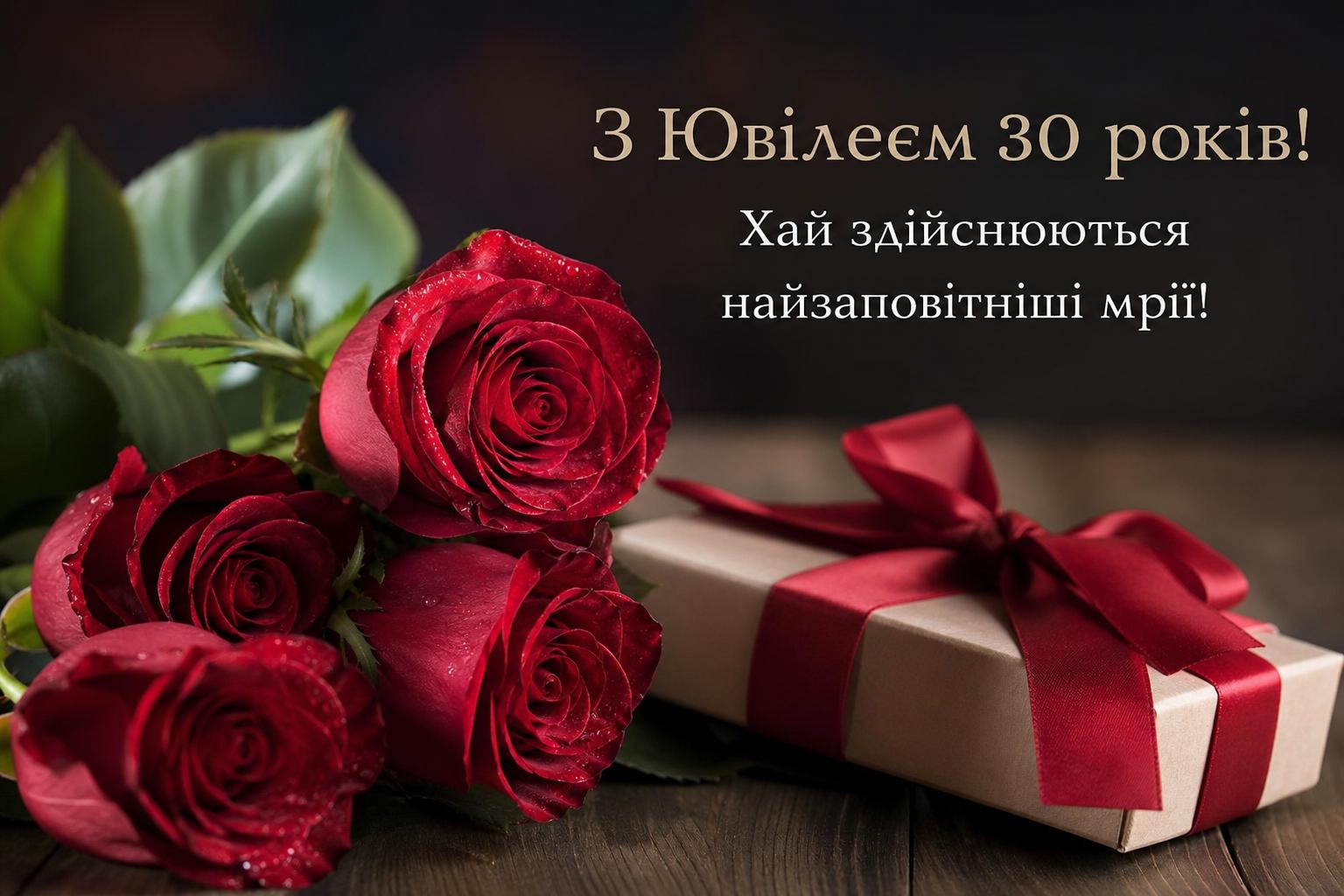 Щирі привітання на Ювілей 30 років у прозі, до сліз. Короткі побажання на 30 років для СМС Щирі привітання на Ювілей 30 років у прозі, до сліз. Короткі побажання на 30 років для СМС фото