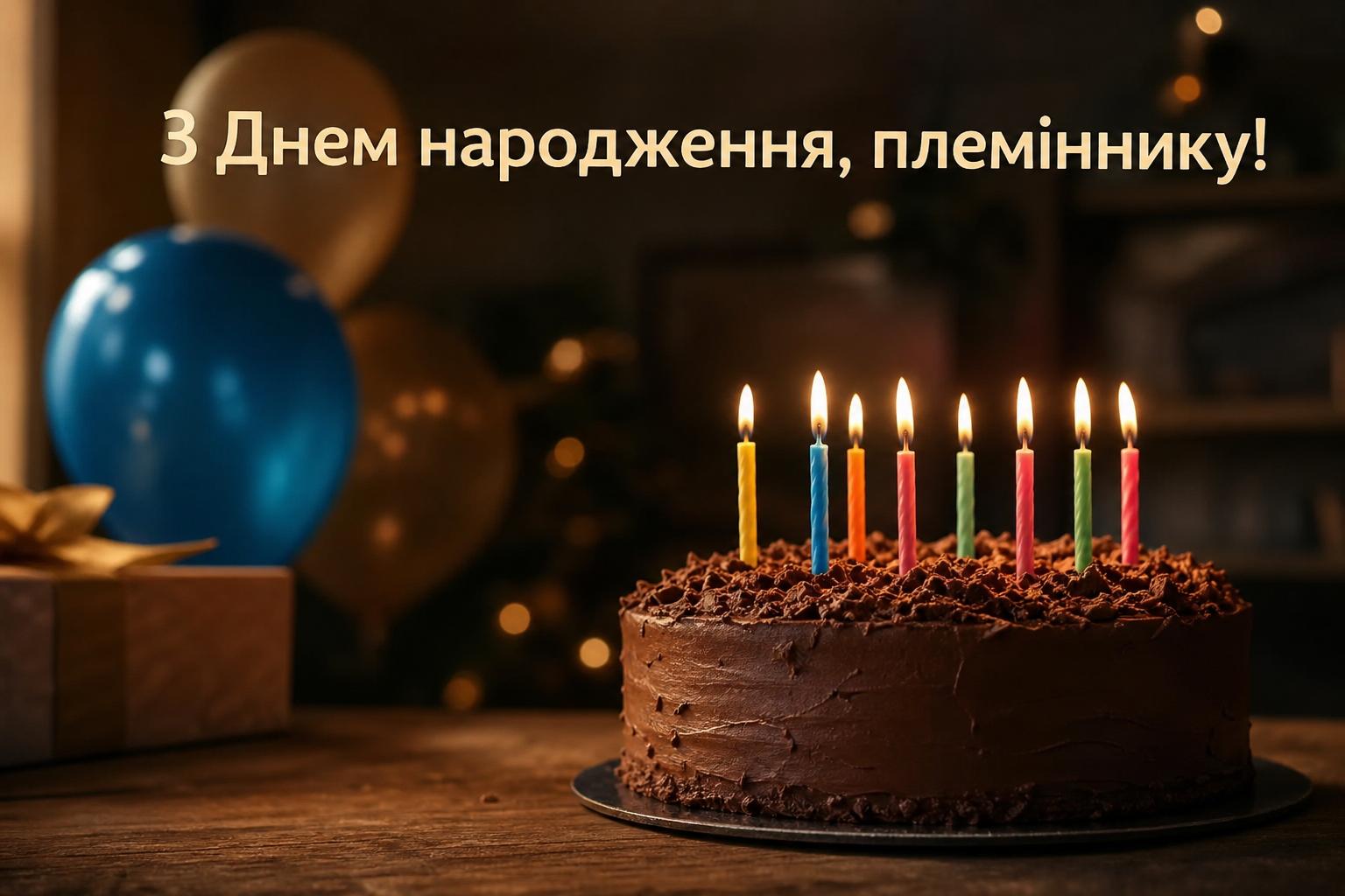 СМС привітання з днем народження племіннику