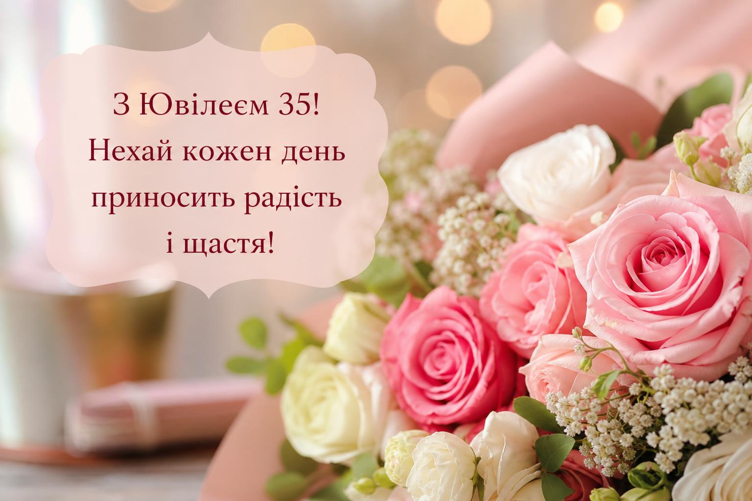 Зворушливі привітання на Ювілей 35 років жінці своїми словами, до сліз. Привітання з ювілеєм 35 років у прозі Зворушливі привітання на Ювілей 35 років жінці своїми словами, до сліз. Привітання з ювілеєм 35 років у прозі фото