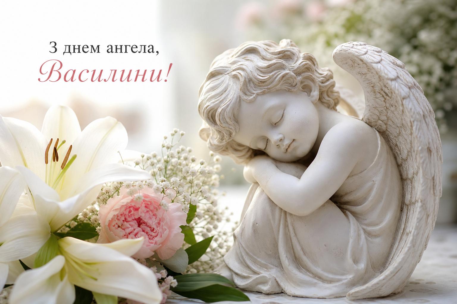 Щирі привітання з днем ангела Василини українською мовою