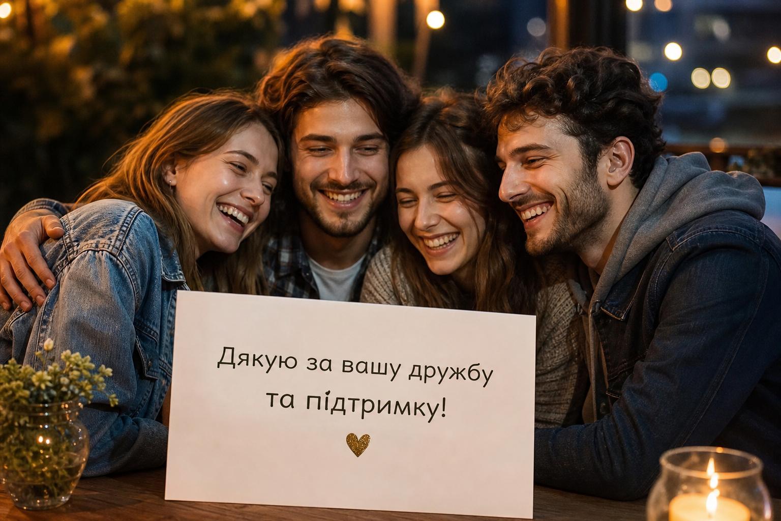 СМС слова подяки друзям