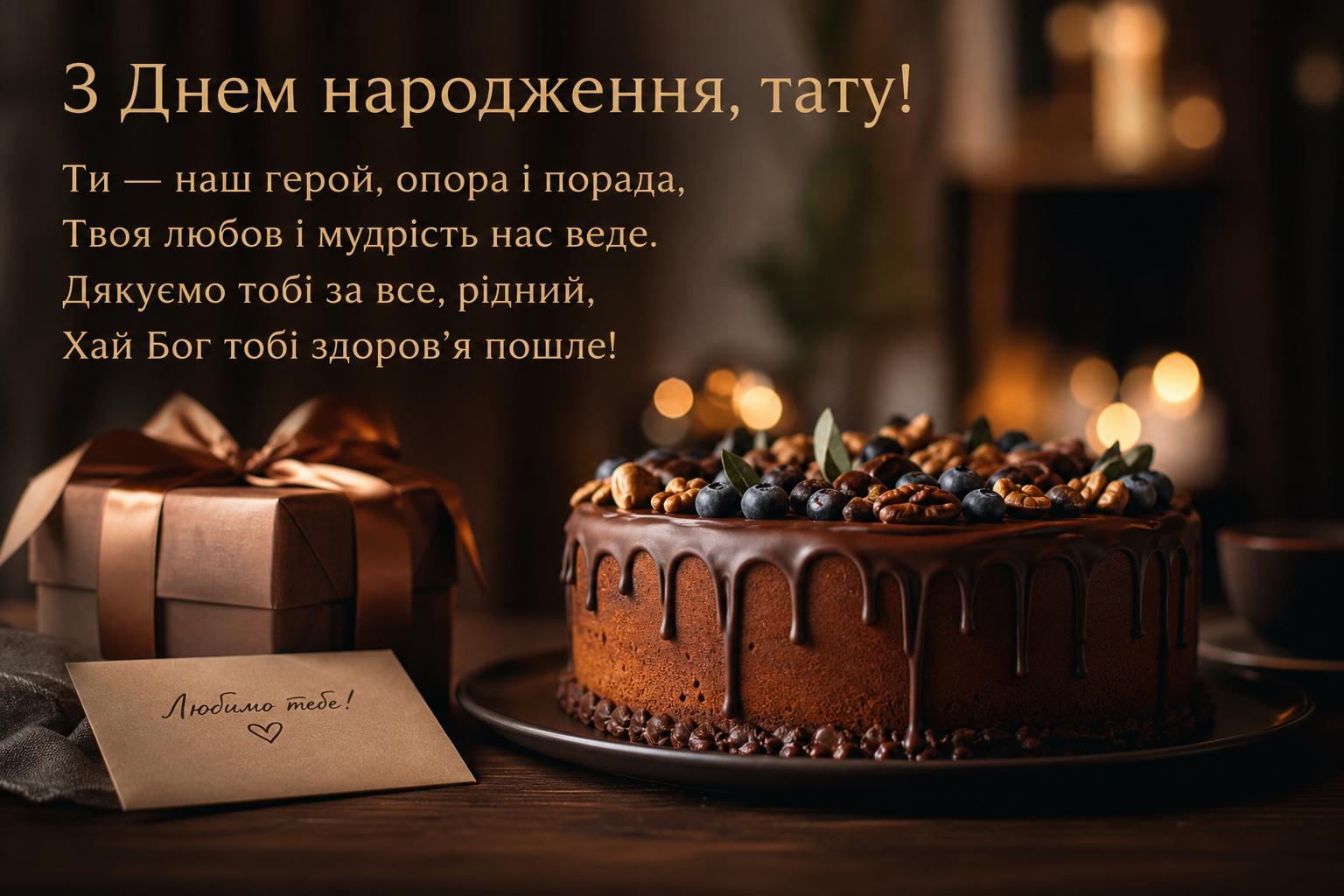 Щирі привітання з днем народження татові. Привітання у віршах батькові від дітей Щирі привітання з днем народження татові. Привітання у віршах батькові від дітей фото