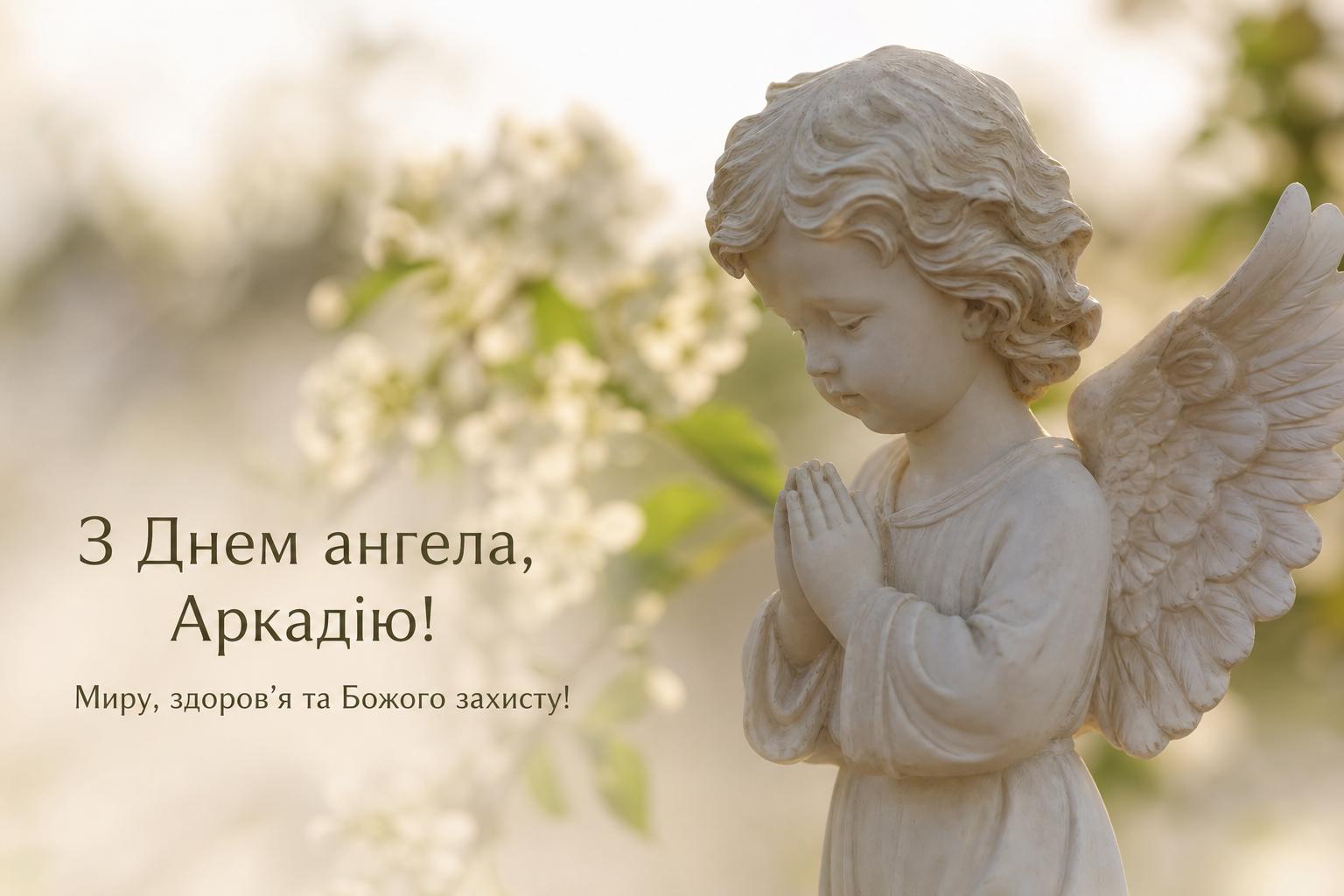 Привітання з днем ангела Аркадія у прозі, українською мовою. Короткі побажання (для СМС) з днем ангела Аркадія Привітання з днем ангела Аркадія у прозі, українською мовою. Короткі побажання (для СМС) з днем ангела Аркадія фото