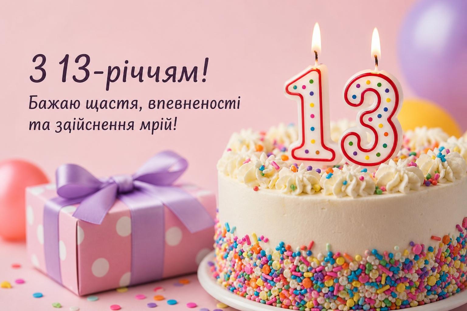 СМС привітання з днем народження на 13 років своїми словами. Короткі побажання для СМС з 13-річчям СМС привітання з днем народження на 13 років своїми словами. Короткі побажання для СМС з 13-річчям фото