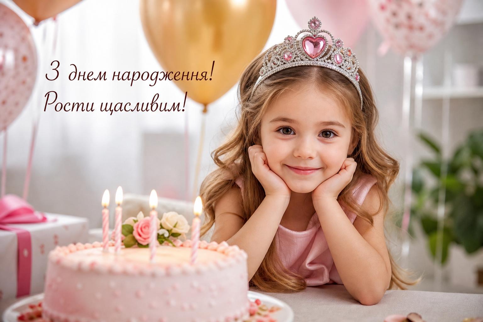 Красиві привітання з днем народження дитині хлопчику, дівчинці своїми словами