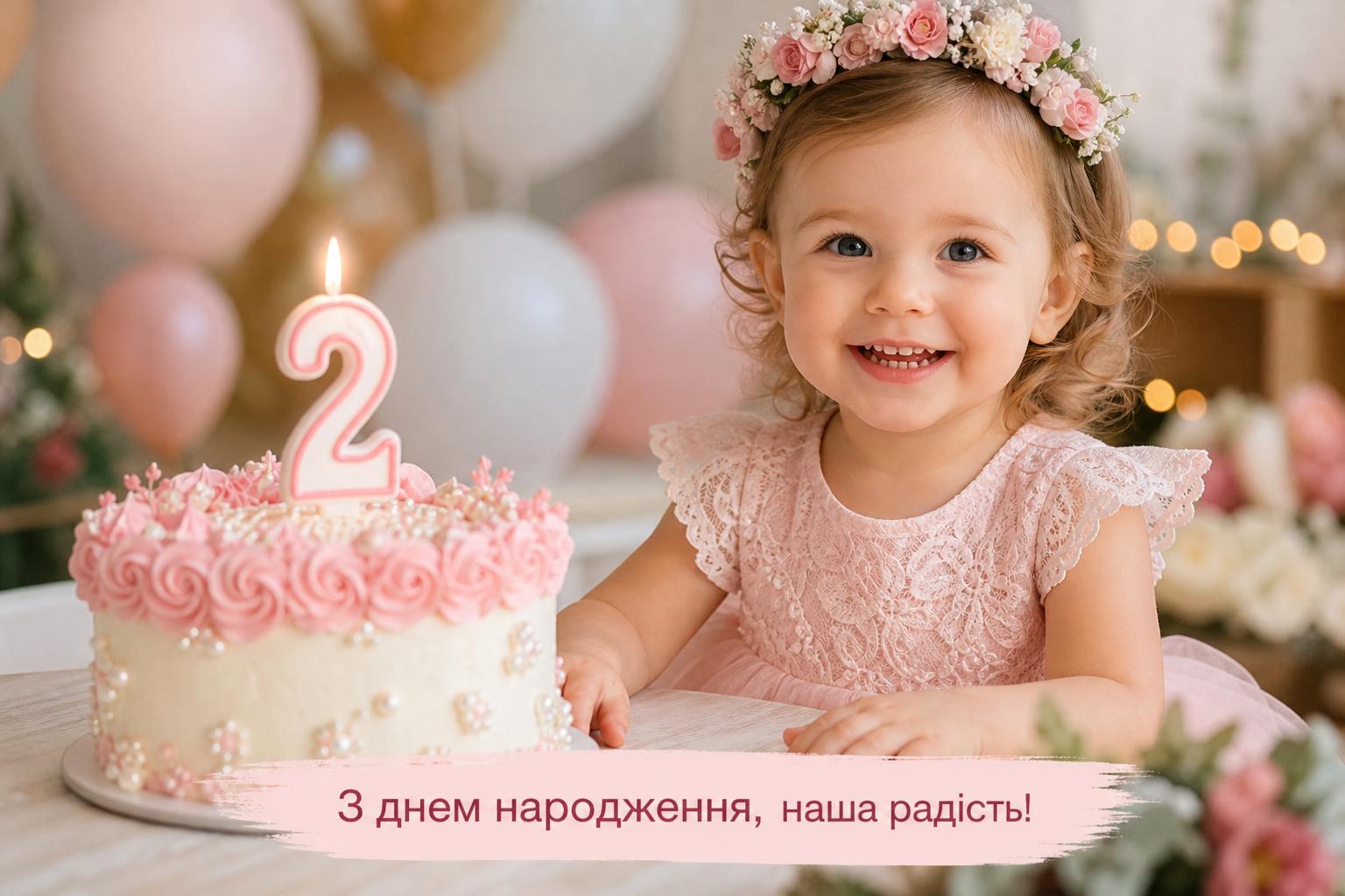 Гарні привітання з днем народження на 2 роки простими словами. Зворушливі привітання з 2-річчям у віршах Гарні привітання з днем народження на 2 роки простими словами. Зворушливі привітання з 2-річчям у віршах фото