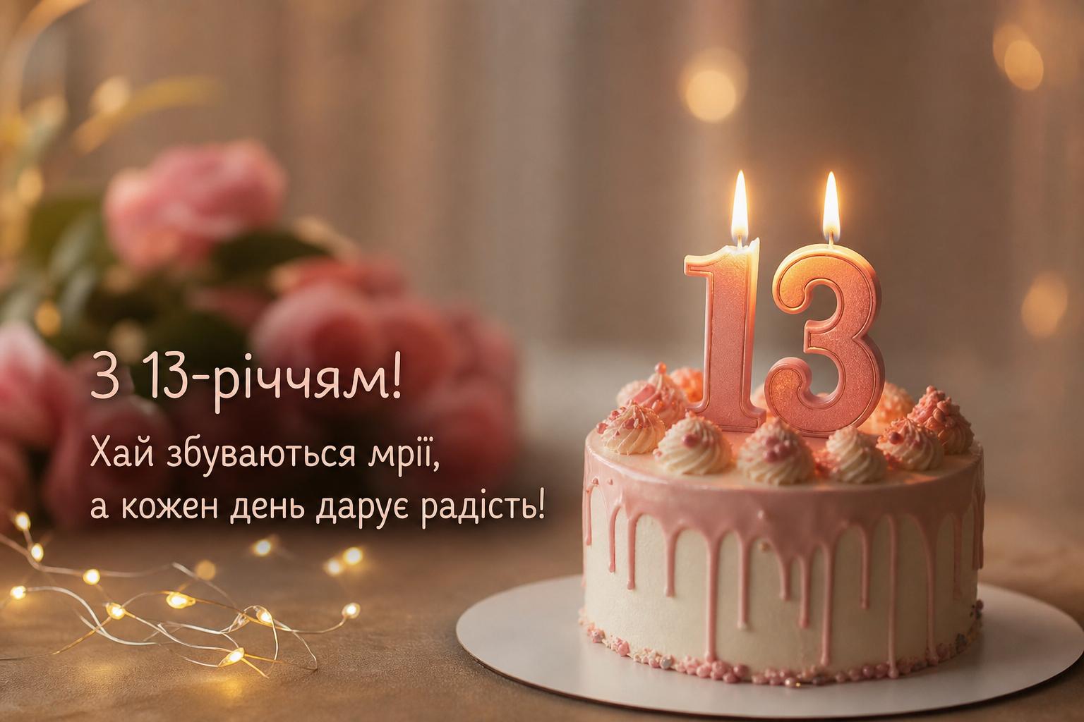 СМС привітання з днем народження на 13 років своїми словами. Привітання у віршах з 13-річчям СМС привітання з днем народження на 13 років своїми словами. Привітання у віршах з 13-річчям фото