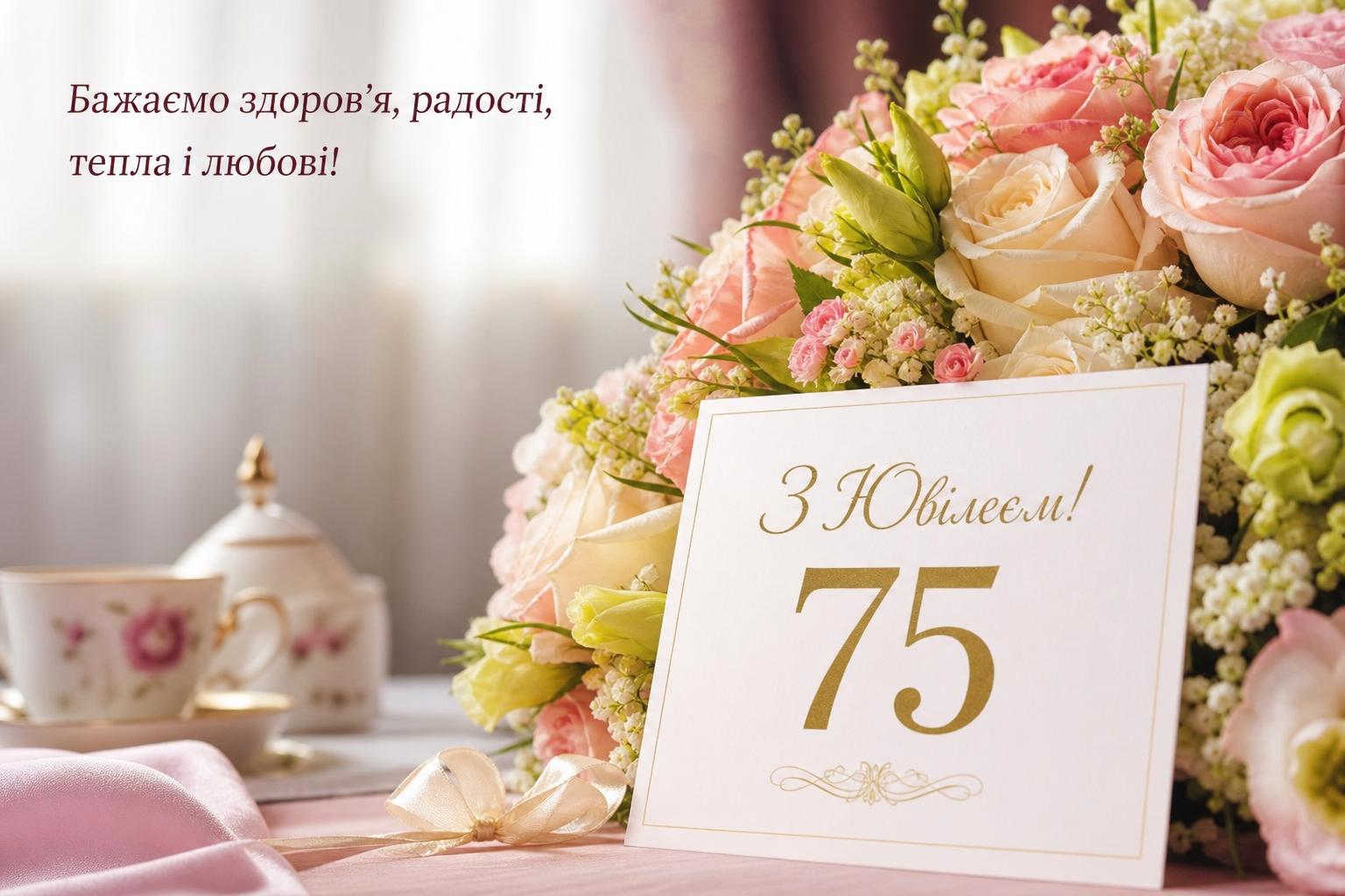 Найкращі привітання на Ювілей 75 років жінці. Щирі віршовані привітання з 75-річчям Найкращі привітання на Ювілей 75 років жінці. Щирі віршовані привітання з 75-річчям фото