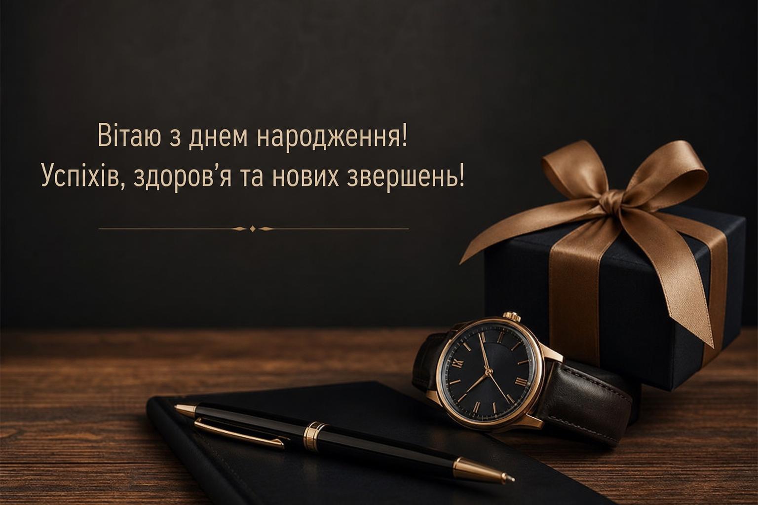 СМС привітання з днем народження колезі чоловіку, хлопцю у прозі, українською мовою