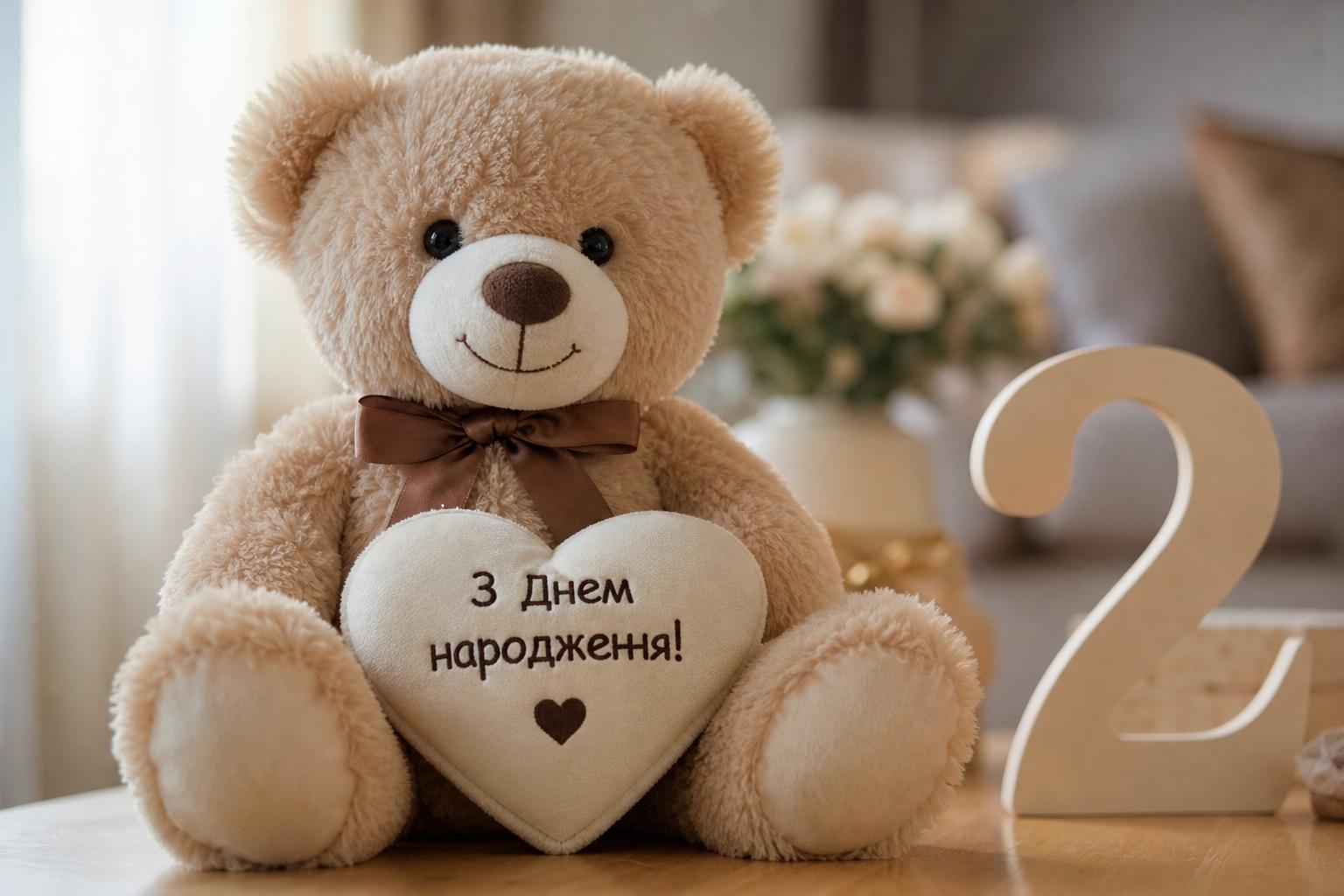 СМС привітання з днем народження на 2 роки своїми словами, до сліз