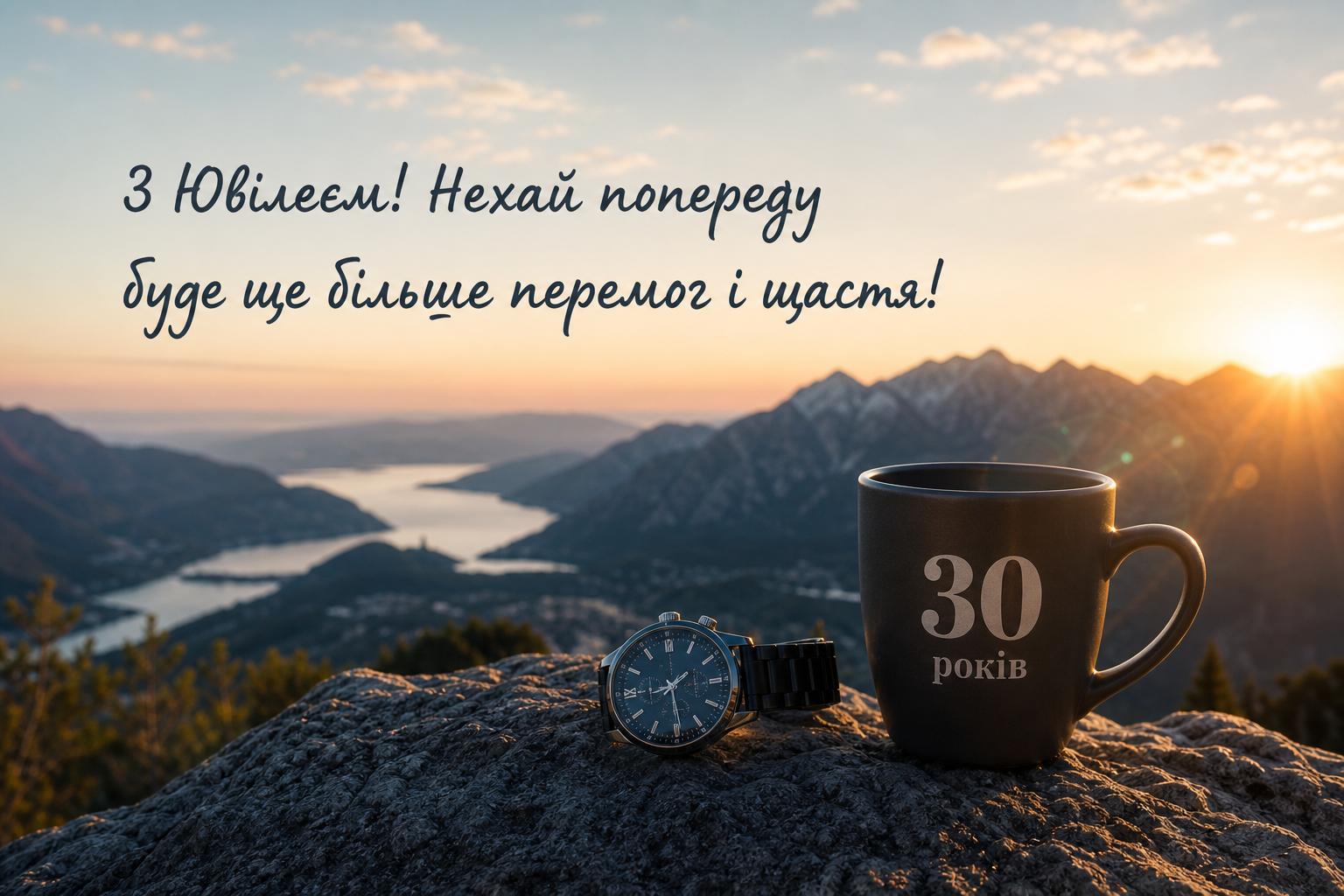 СМС привітання на Ювілей 30 років чоловіку простими словами