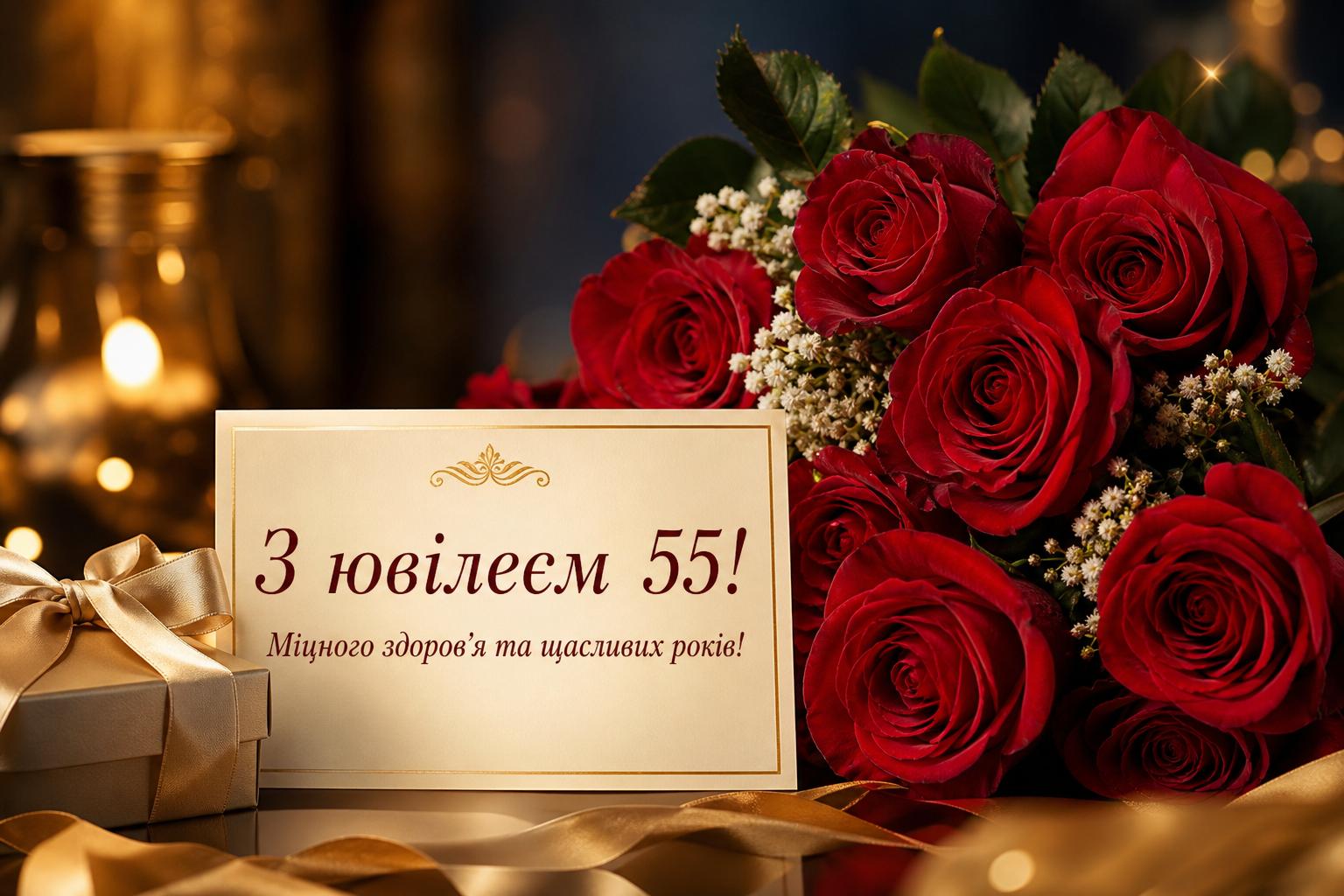 Оригінальні привітання на Ювілей 55 років до сліз. Привітання з ювілеєм 55 років у прозі Оригінальні привітання на Ювілей 55 років до сліз. Привітання з ювілеєм 55 років у прозі фото