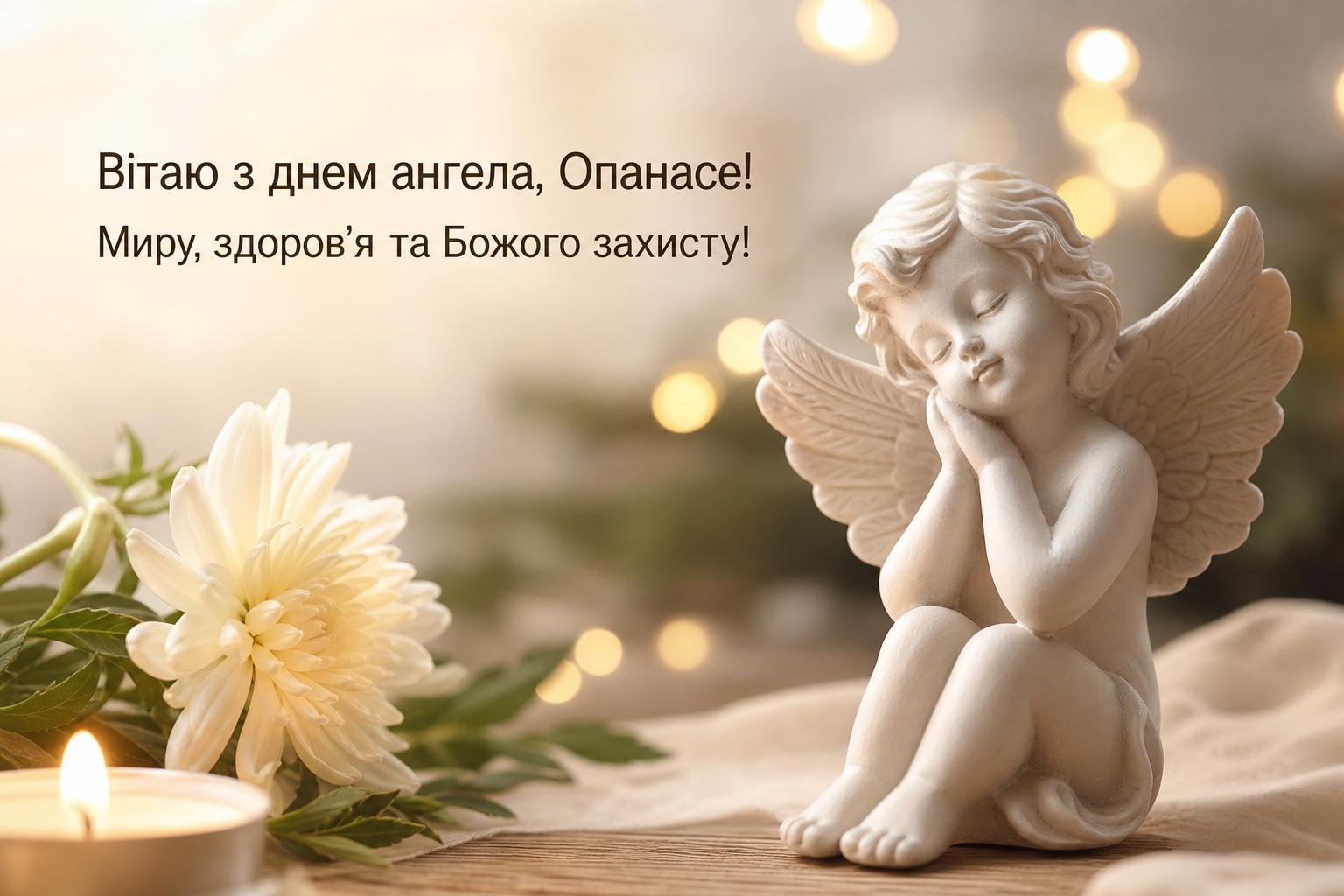 СМС привітання з днем ангела Опанаса у прозі