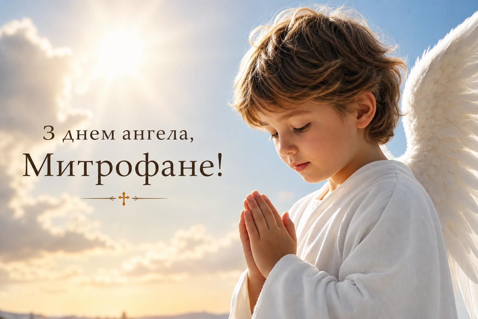 Кращі привітання з днем ангела Митрофана українською мовою