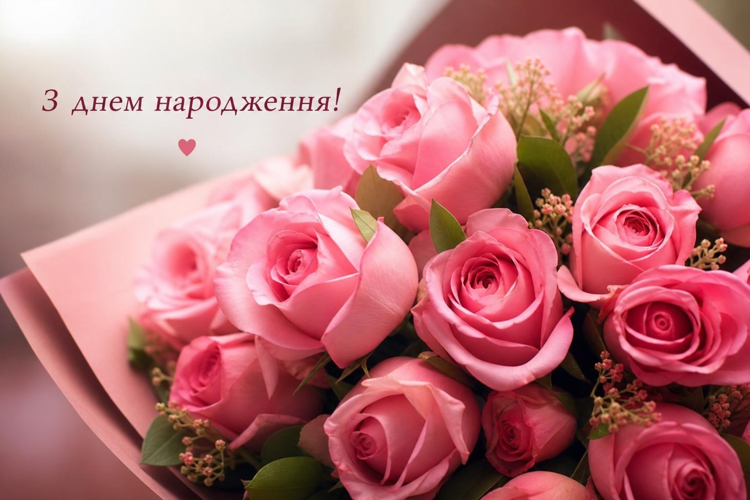 СМС привітання з днем народження жінці