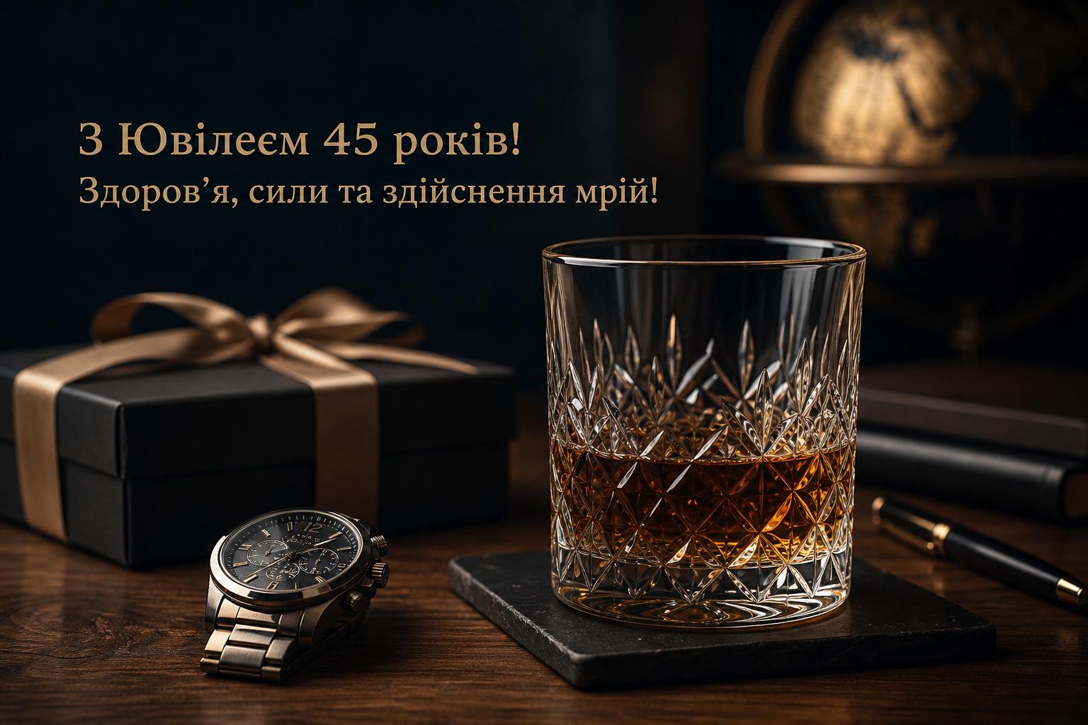Щирі привітання на Ювілей 45 років чоловіку своїми словами, до сліз