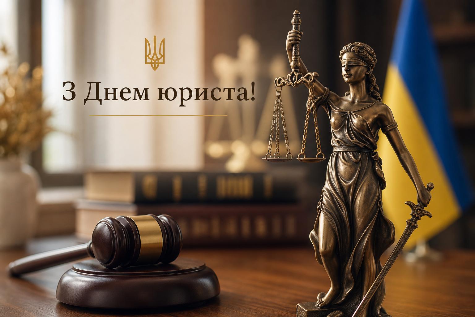 Гарні привітання з Днем юриста українською мовою