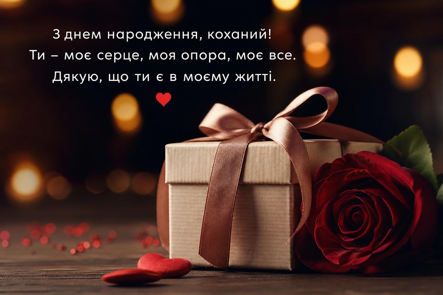 Привітання з днем народження коханому своїми словами, до сліз