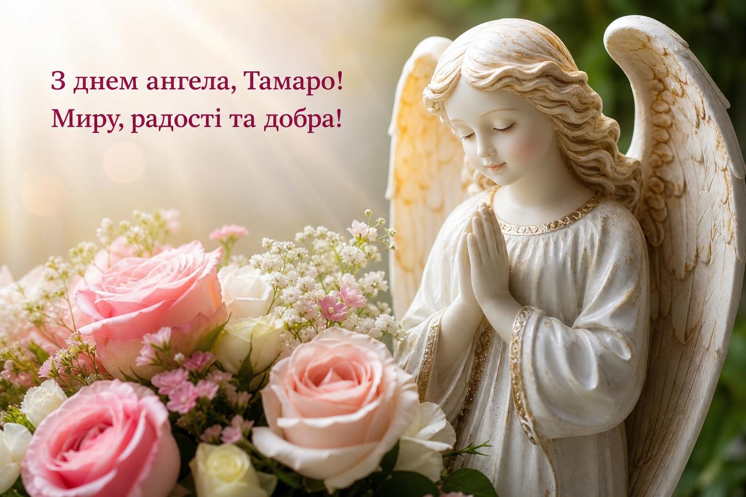 Найкращі привітання з днем ангела Тамари українською мовою
