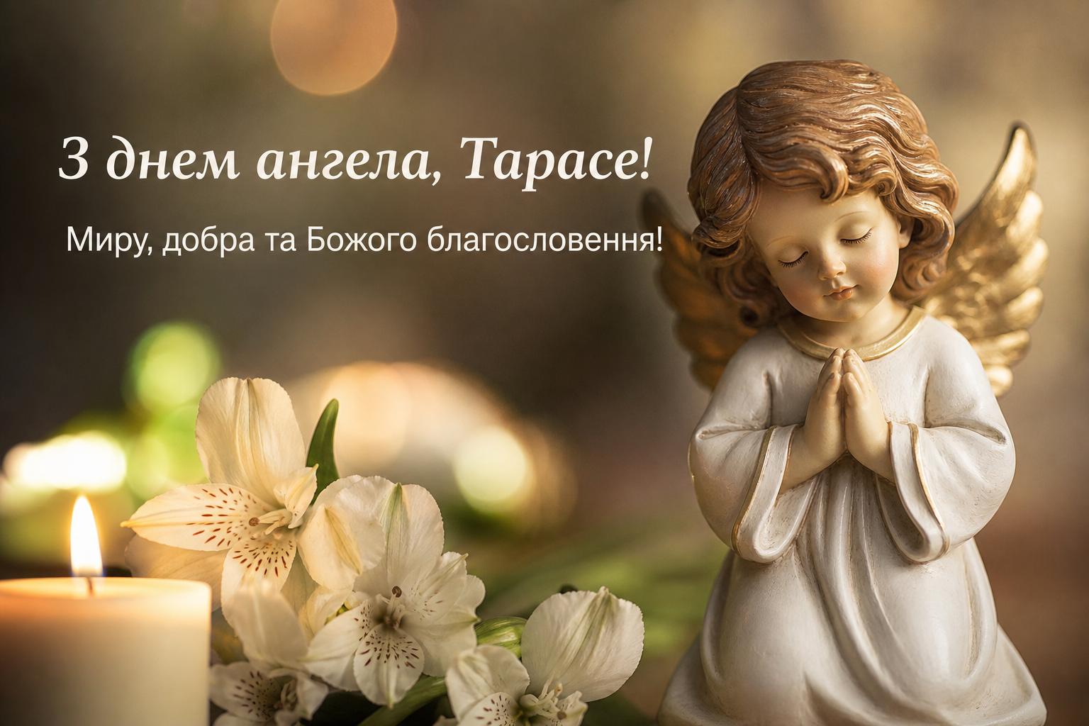 Оригінальні привітання з днем ангела Тараса простими словами