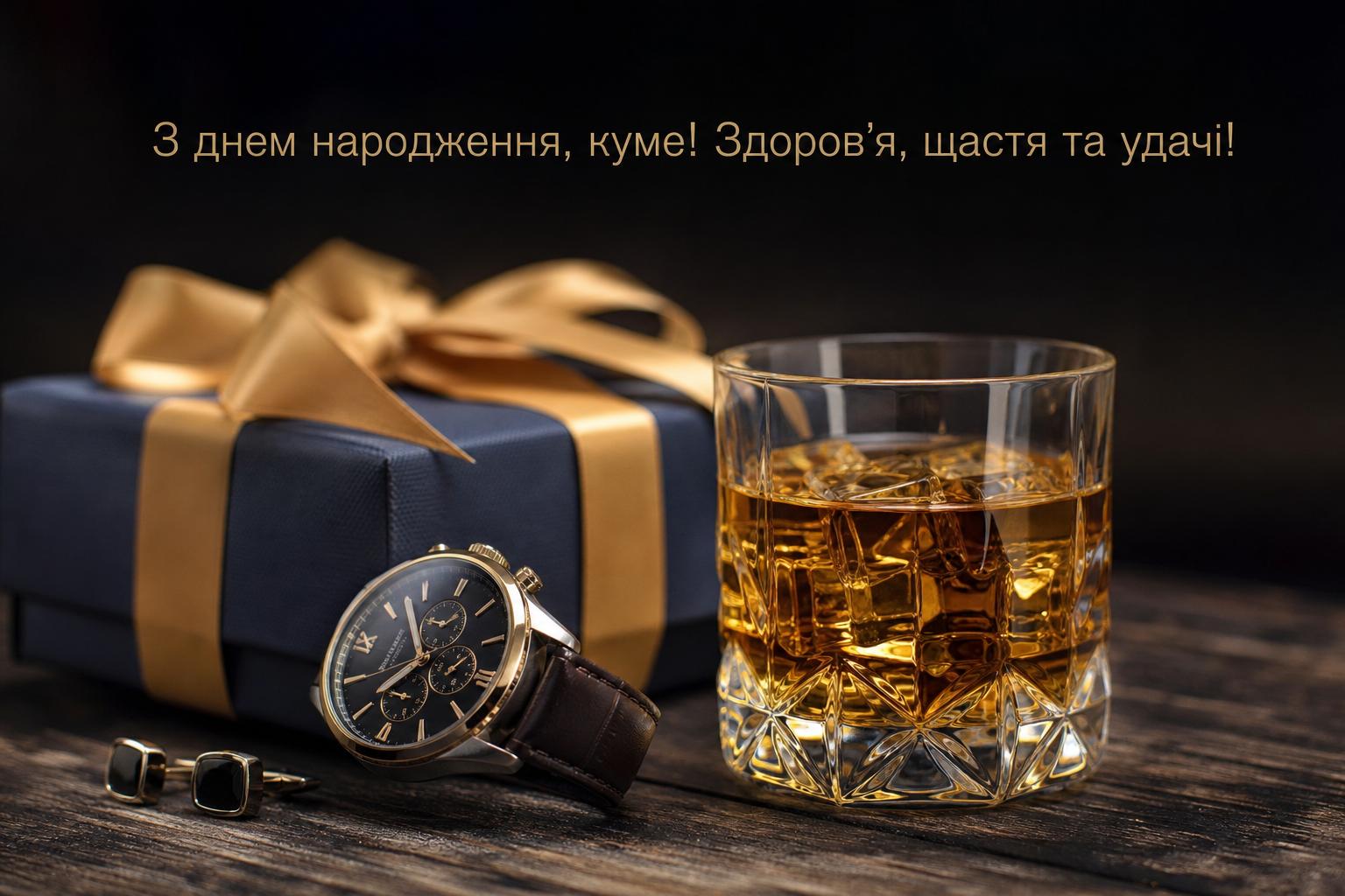 СМС привітання з днем народження куму своїми словами