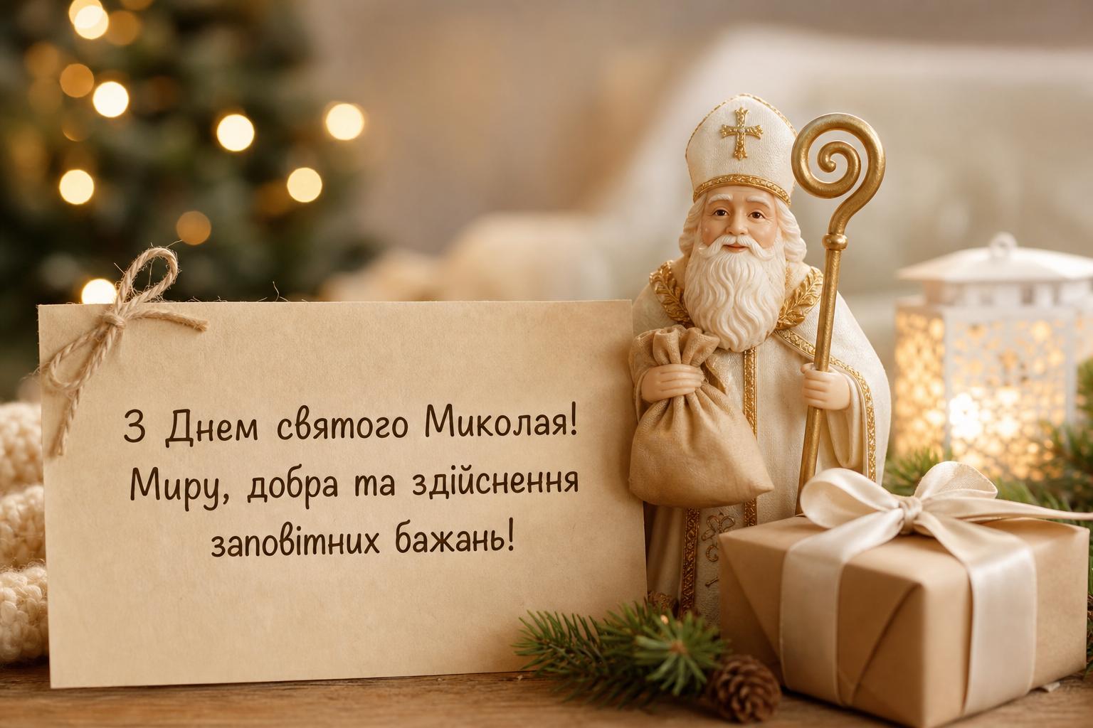 СМС привітання з Днем святого Миколая. Короткі побажання (для СМС) СМС привітання з Днем святого Миколая. Короткі побажання (для СМС) фото