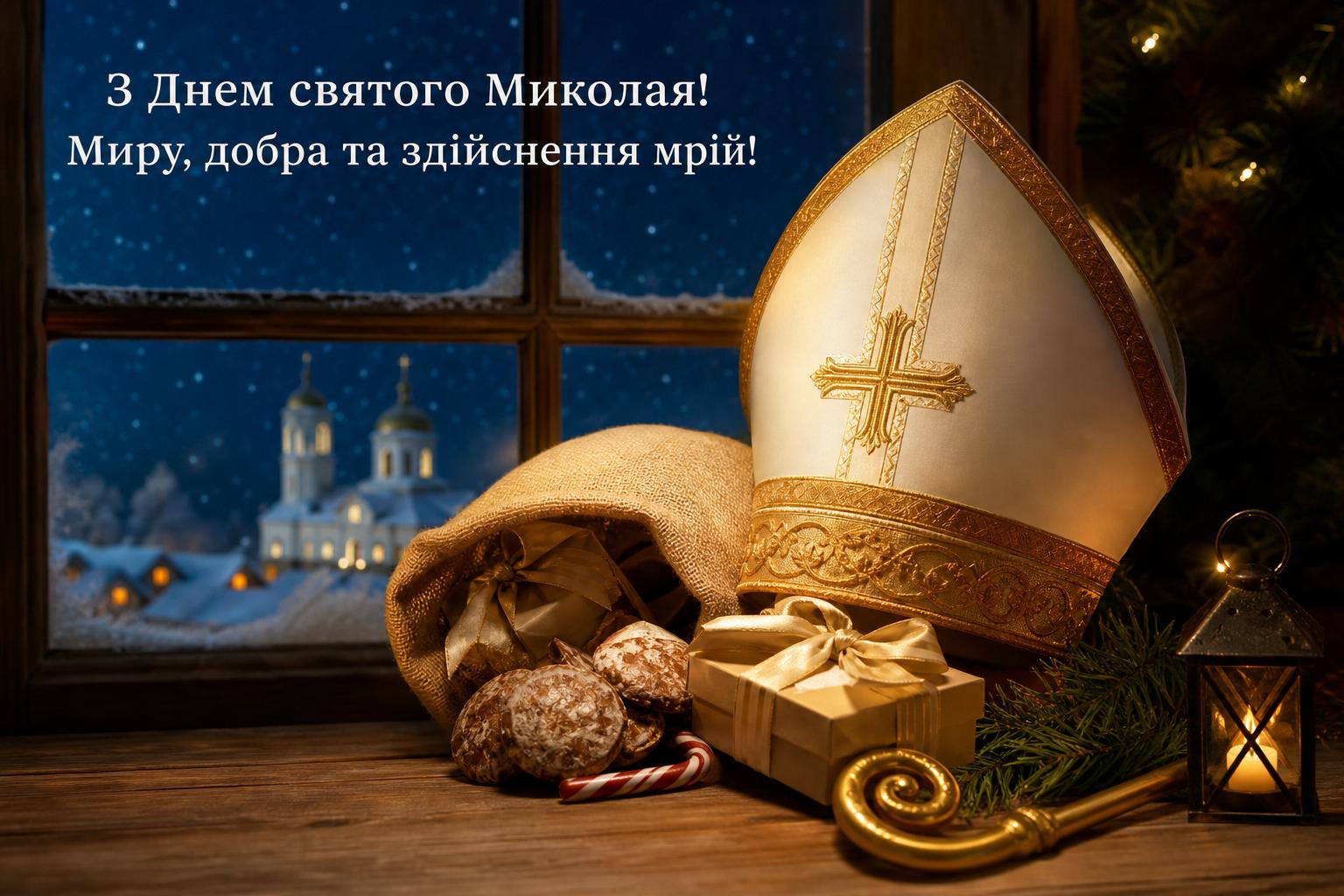 СМС привітання з Днем святого Миколая