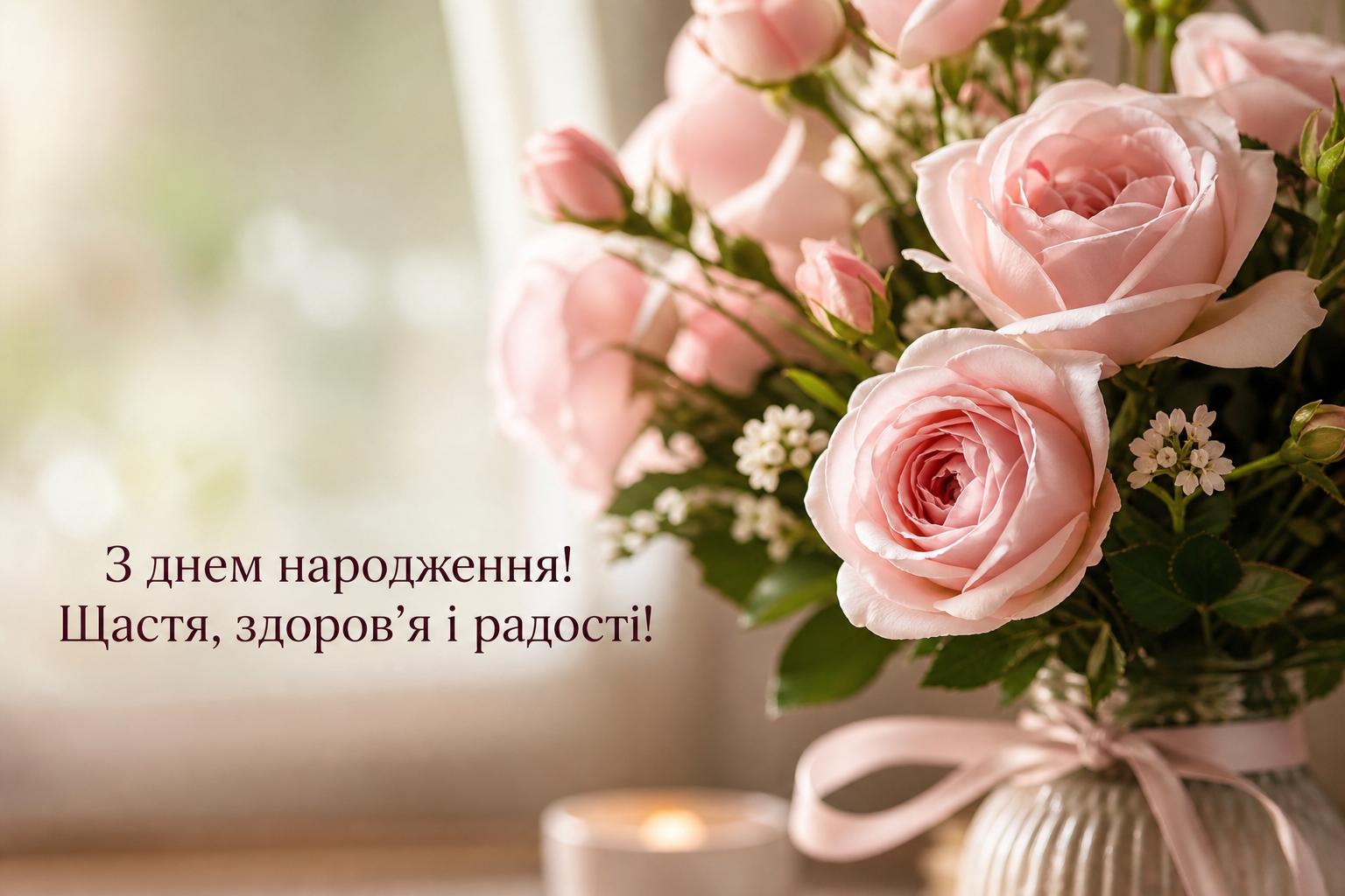 СМС привітання з днем народження сусідці своїми словами
