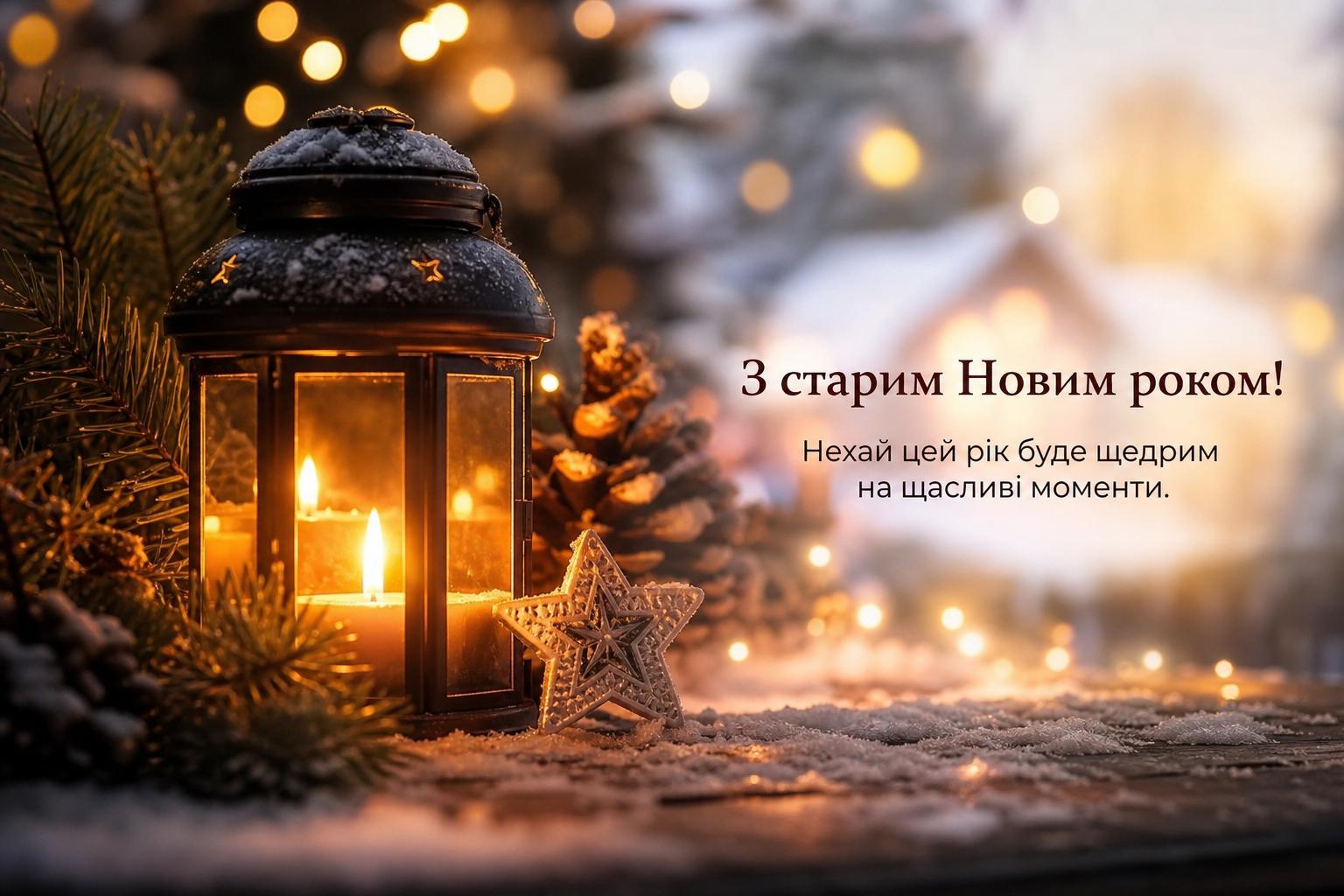 Оригінальні привітання з старим Новим роком своїми словами, у прозі