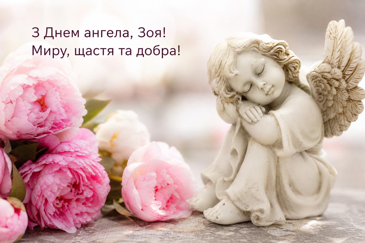 Гарні привітання з днем ангела Зої українською мовою. Короткі побажання з днем ангела Зої для СМС Гарні привітання з днем ангела Зої українською мовою. Короткі побажання з днем ангела Зої для СМС фото