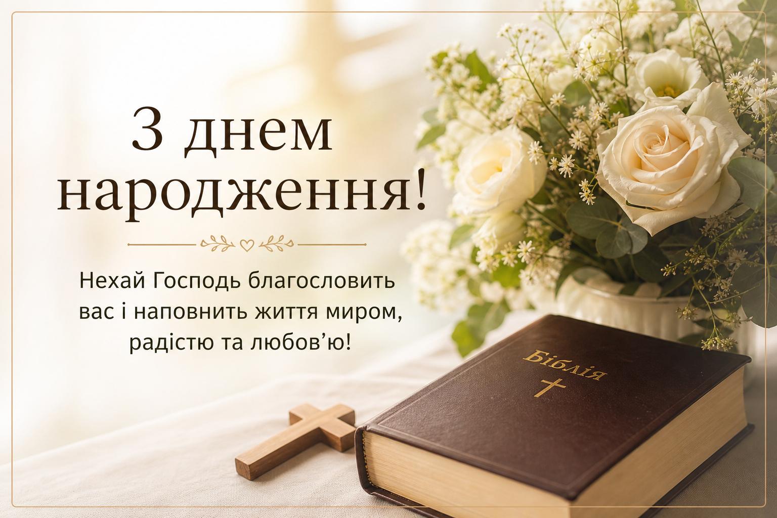 Щирі християнські привітання з днем народження своїми словами. Короткі християнські побажання (для СМС) Щирі християнські привітання з днем народження своїми словами. Короткі християнські побажання (для СМС) фото