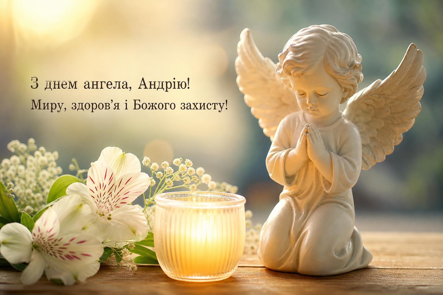 СМС привітання з днем ангела Андрія своїми словами